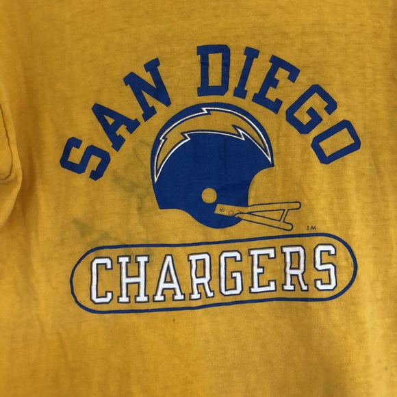 Vintage San Diego Charger T Shirt (S) - Picture 2 of 8